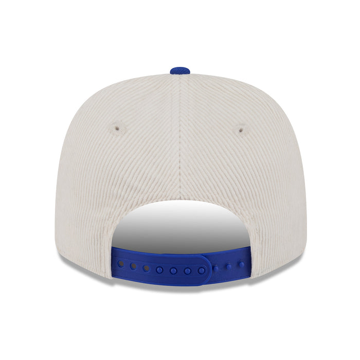 New Era Knicks Loyal Corduroy 970 Stretch Snapback Chrome/Royal - Image 3