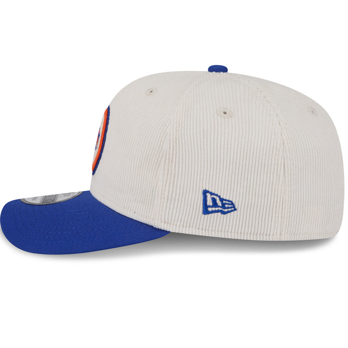 New Era Knicks Loyal Corduroy 970 Stretch Snapback Chrome/Royal - Image 5