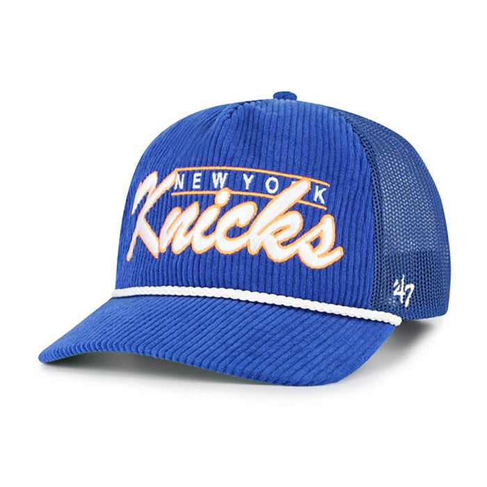 '47 Brand Knicks Royal Double Header Mesh Hitch Snapback - Image 2