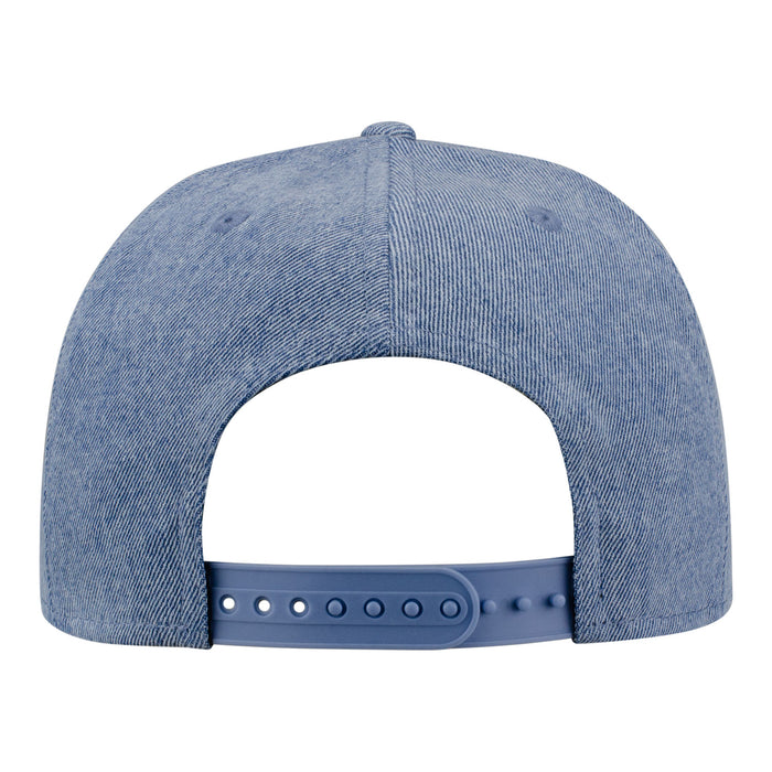 New Era Knicks Exclusive Denim 940 A-Frame Snapback Hat - Image 3