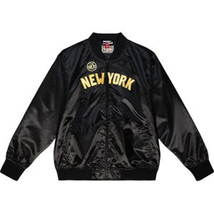 Mitchell & Ness Knicks Big Face 4.0 Satin Jacket