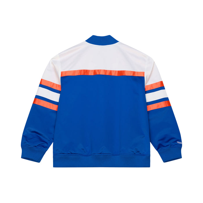Mitchell & Ness Knicks Team Color Head Coach Lightweight Satin Jacket - Image 2