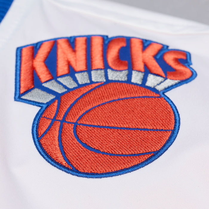 Mitchell & Ness Knicks Team Color Head Coach Lightweight Satin Jacket - Image 4