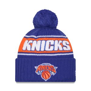 New Era Knicks Bold Royal Knit Pom