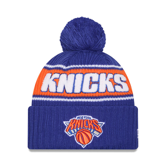 New Era Knicks Bold Royal Knit Pom