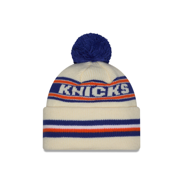 New Era Knicks Classic Chrome/Royal Knit Pom - Image 2