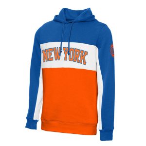 Junk Food Knicks Wordmark Colorblock Hoodie