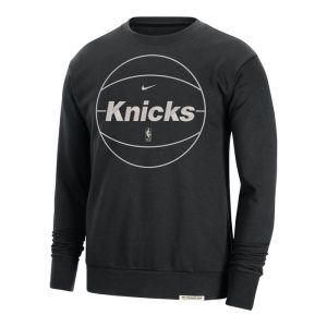 Nike Knicks Dri-fit Standard Issue Black Ball Logo Crew