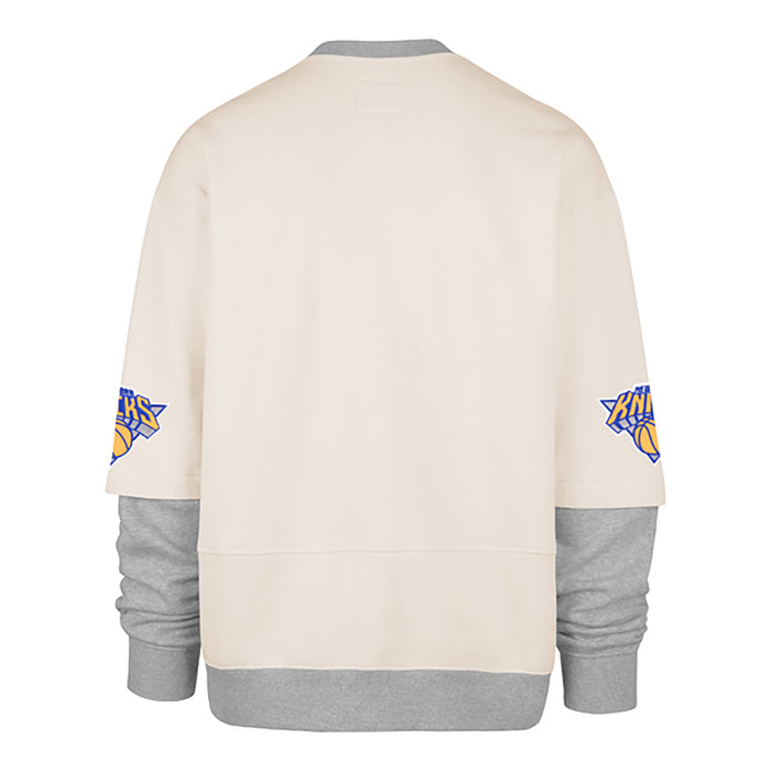 '47 Brand Knicks Trifecta Double Layered Snap Crew - Image 2