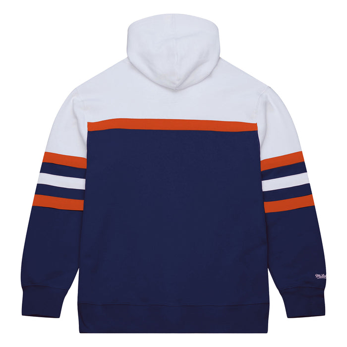 Mitchell & Ness Knicks Navy/White Head Coach Hoodie - Image 2