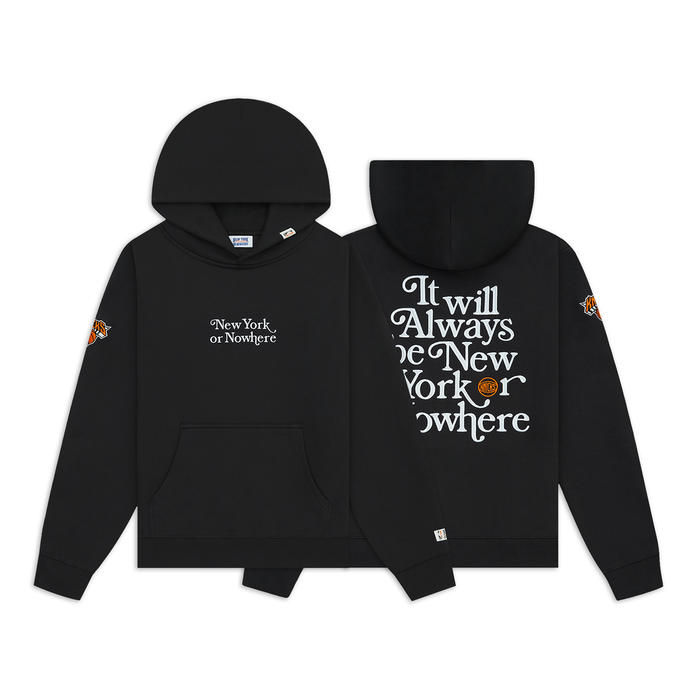 NYON x Knicks Black Motto Hoodie - Image 3