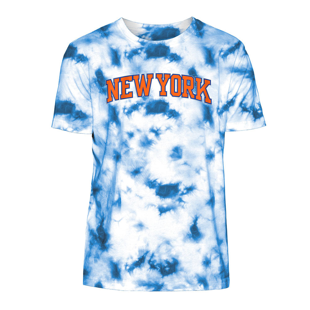 New Era Knicks Wordmark Tie Dye Tee