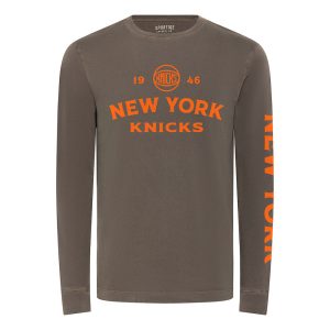 Sportiqe Knicks Mohave Pewter Longsleeve Tee