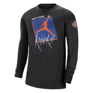 Nike Knicks 22-23 Statement Courtside Longsleeve Tee