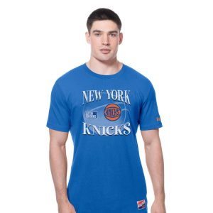 New Era Knicks Throwback Collection Royal Tee