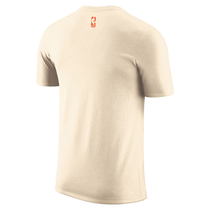 Nike Knicks City Edition 2025-26 Cream Essential Logo Tee - Image 2