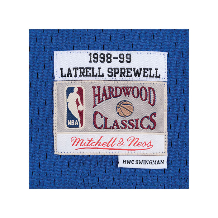 Latrell Sprewell Mitchell & Ness 98-99 Road Swingman Jersey - Image 3