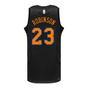 Mitchell Robinson Nike Black Statement Swingman Jersey