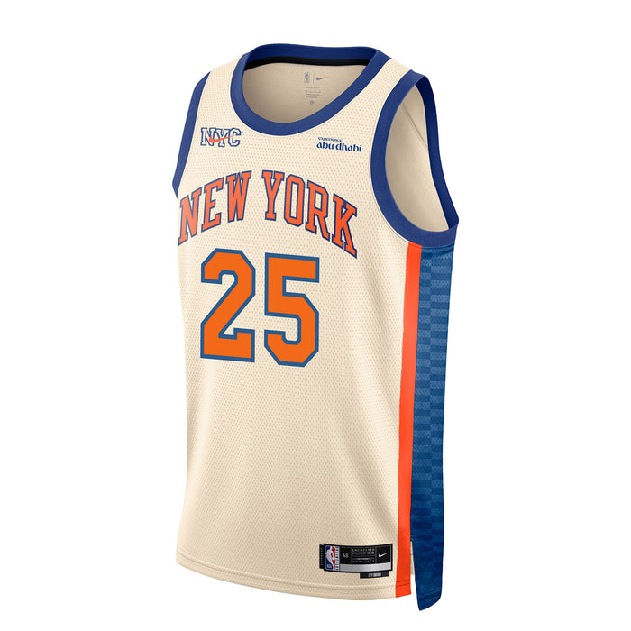 Mikal Bridges Nike Cream 25-26 City Edition Swingman Jersey - Image 2
