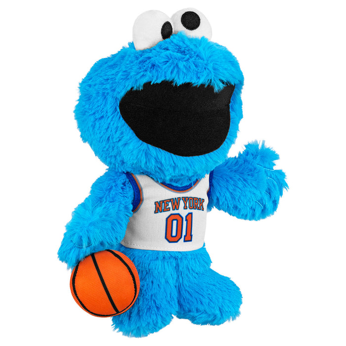Uncanny Brands Knicks Sesame Street Cookie Monster 8" Kuricha Sitting Plush - Image 3