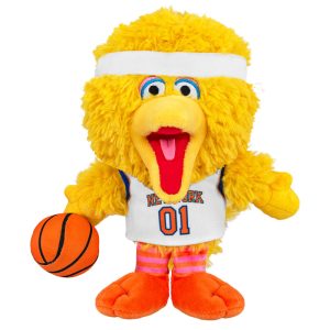 Uncanny Brands Knicks Sesame Street Big Bird 8" Kuricha Sitting Plush
