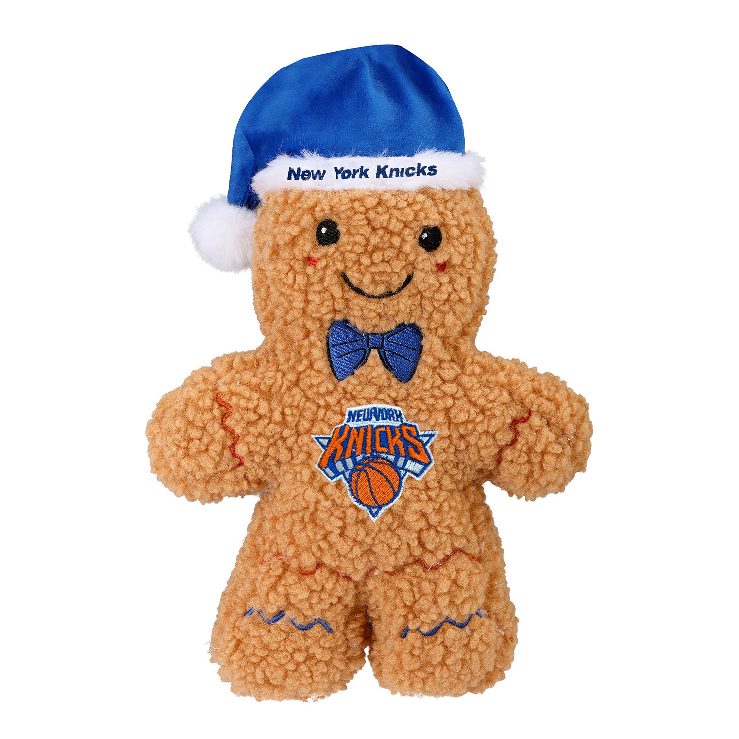Knicks 10" Sherpa Gingerbread Man Plush