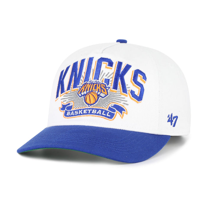 Youth '47 Brand Knicks White Prime Play Hitch Snapback - Image 2