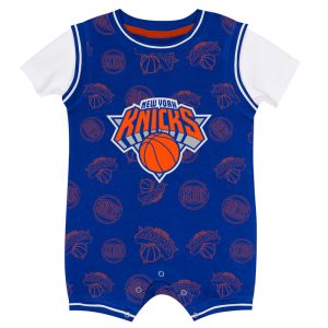 Infant Knicks Logo Mania Romper