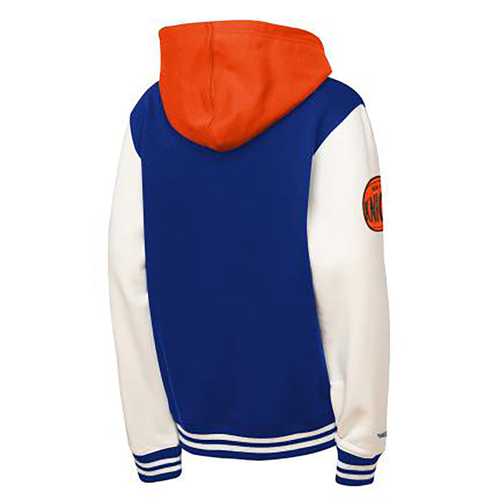 Toddler Mitchell & Ness Knicks Court Side Fleece Hooded Jacket - Image 2