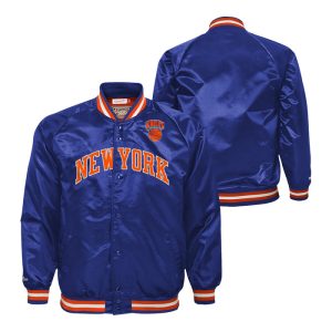 Mitchell & Ness Youth Knicks Satin Jacket