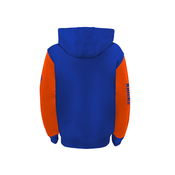 Kids Knicks Oversized Logo Full Zip Hoodie - Image 2