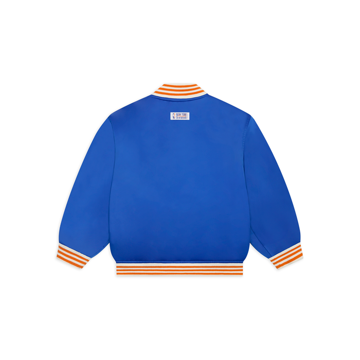 NYON x Knicks Toddler Downtown Satin Varsity Jacket - Image 3