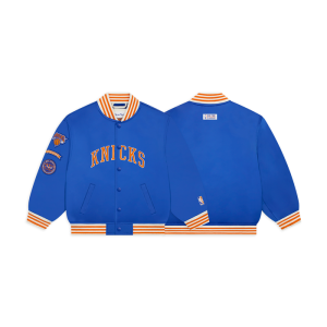 NYON x Knicks Kids Downtown Satin Varsity Jacket