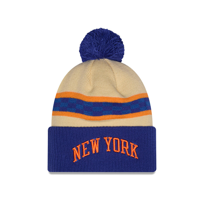 Youth New Era Knicks City Edition 25-26 Pom Knit