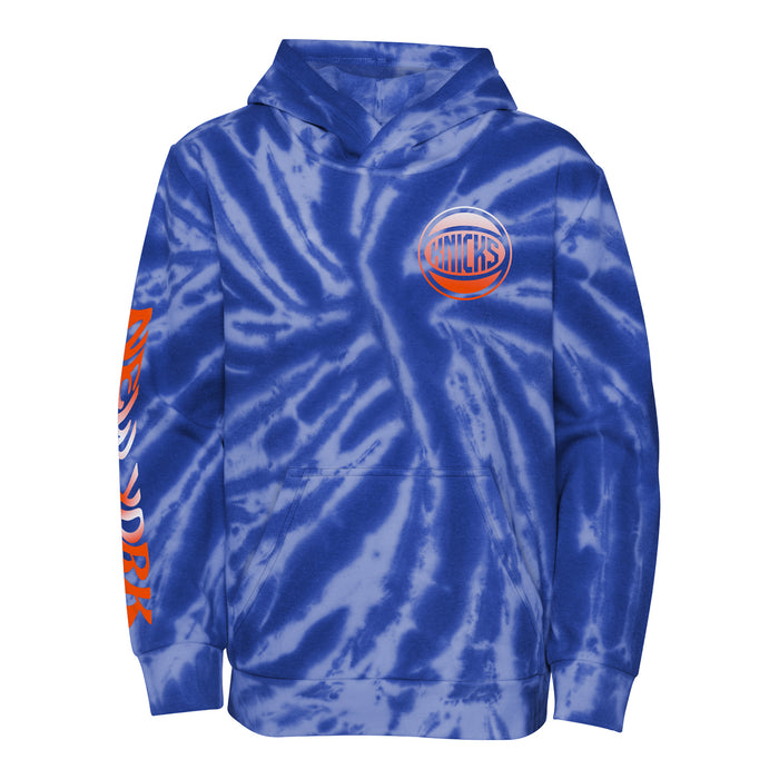 Kids Knicks Malibu Tie Dye Hoodie - Image 3