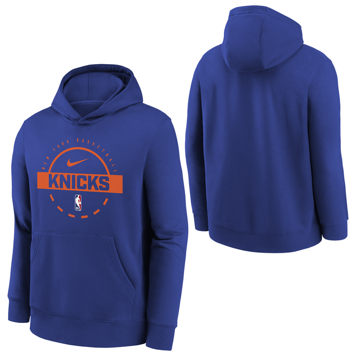 Youth Nike Knicks Club Fleece Practice Hoodie - Image 3