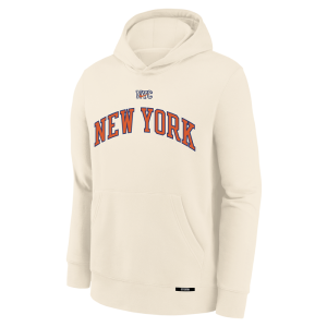 Youth Nike Knicks City Edition 2025-26 Club Wordmark Hoodie