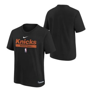 Youth Nike Knicks Dri-Fit Practice Graphic Tee