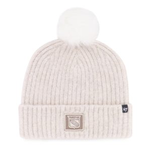 Women's '47 Brand Rangers Mojave Mellow Cuff Pom Knit