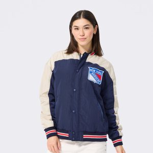 Terez Rangers Double Yoke Navy Bomber Jacket