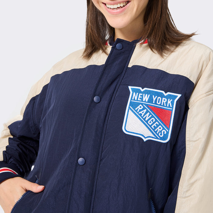 Terez Rangers Double Yoke Navy Bomber Jacket - Image 4