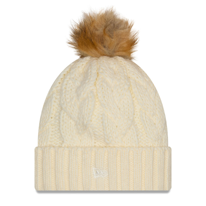 Women's New Era Rangers Fur Chrome Knit Pom - Image 2