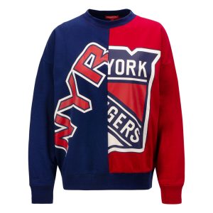 Women's Mitchell & Ness Rangers Big Face Crew