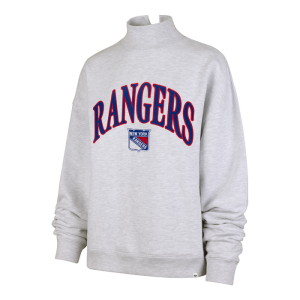 Women's '47 Brand Rangers Vantage Mock Neck Pullover