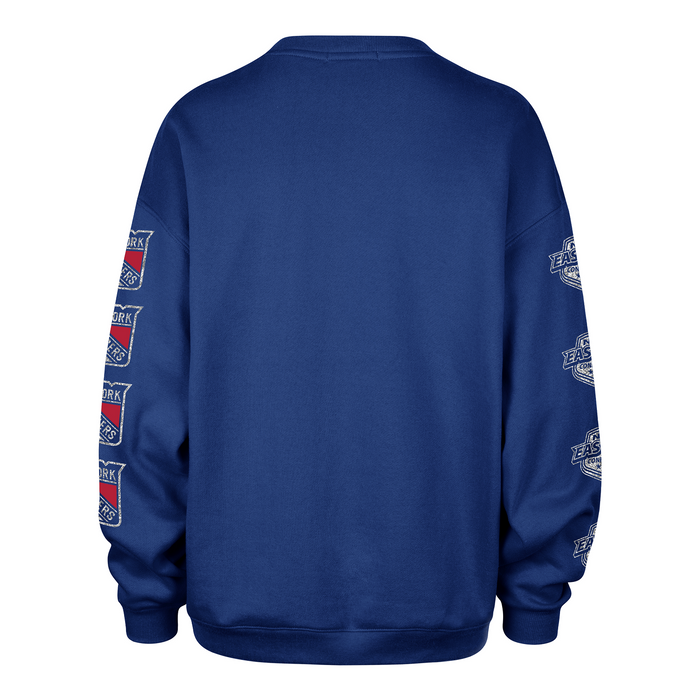 Women's '47 Brand Rangers Go Big Oversized Crew - Image 2