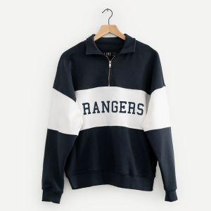 Women's Line Change Rangers Team Quarter Zip Pullover