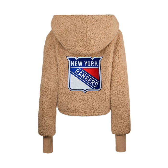 Jill Martin Rangers Cream Cropped Sherpa Lounger