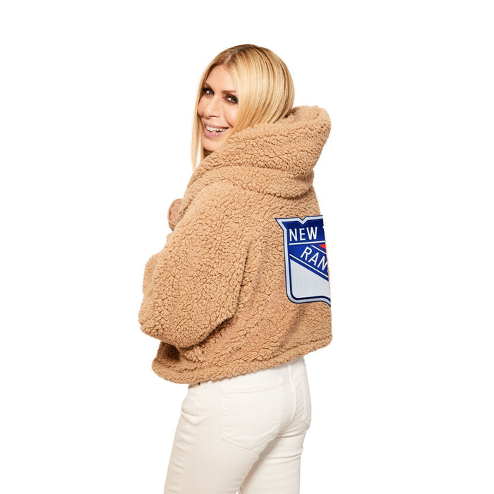 Jill Martin Rangers Cream Cropped Sherpa Lounger - Image 2