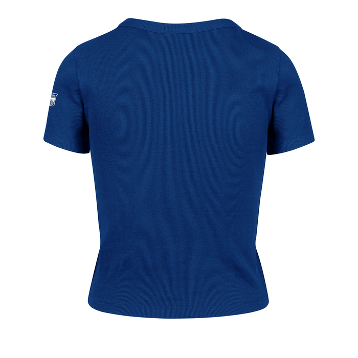Women's '47 Brand Rangers Spirited Baby Rib Tee - Image 2