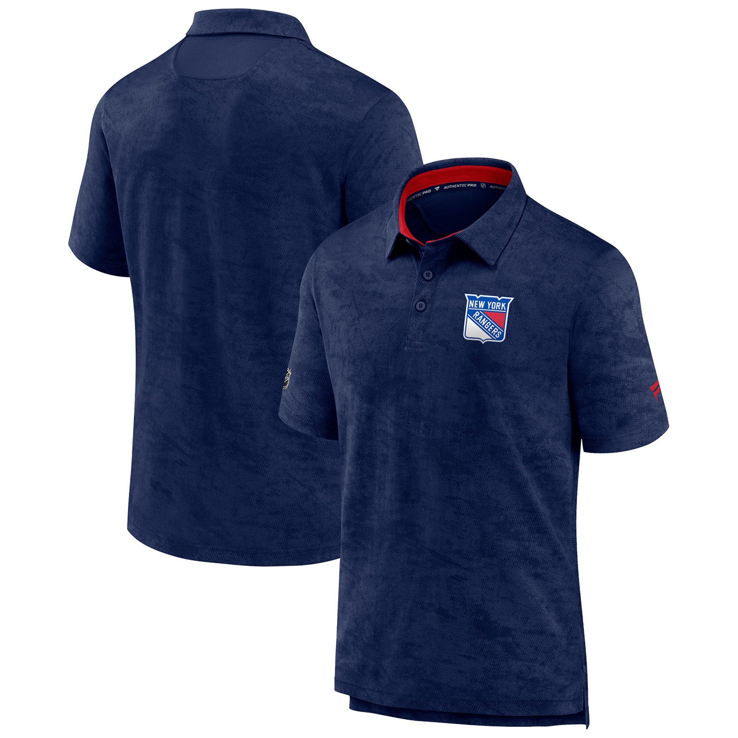Fanatics Rangers Authentic Pro Rink Performance Polo